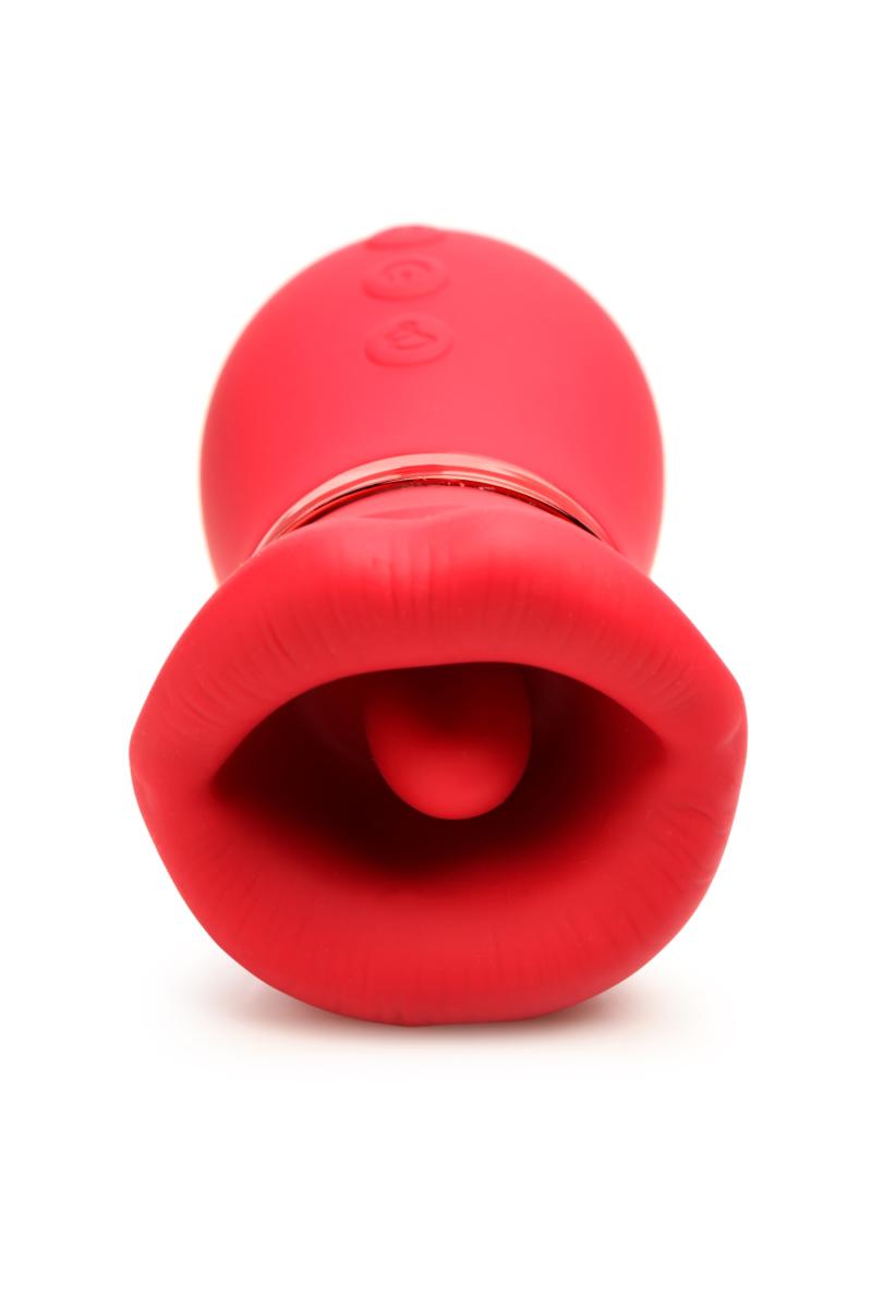 LICKGASM - Kiss Me More Clitoral Stimulator Suction, Vibration & Kissing