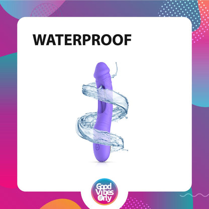 Good Vibes Only - Flax Vibrating Dildo with G-Spot Stimulator